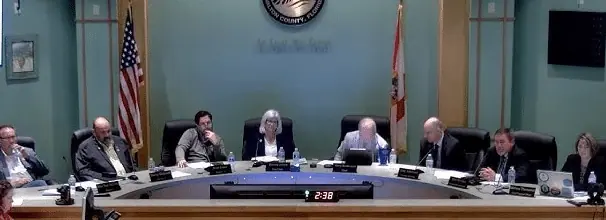 County commissioners meeting