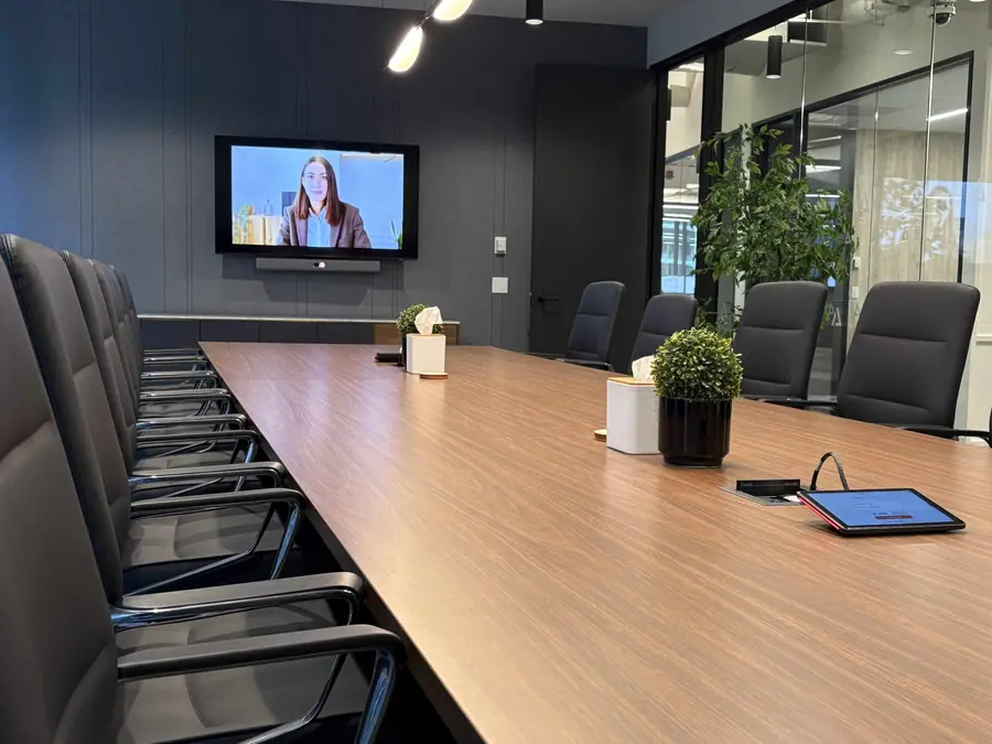 Conference room technology installation