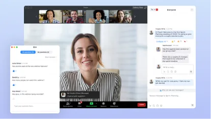 Public meeting streamed as a webinar