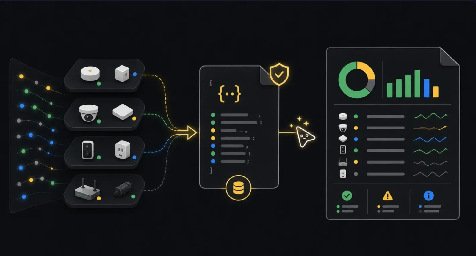 Device health report dashboard