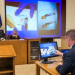 Video court - evidence presentation