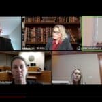 Video court security compliance
